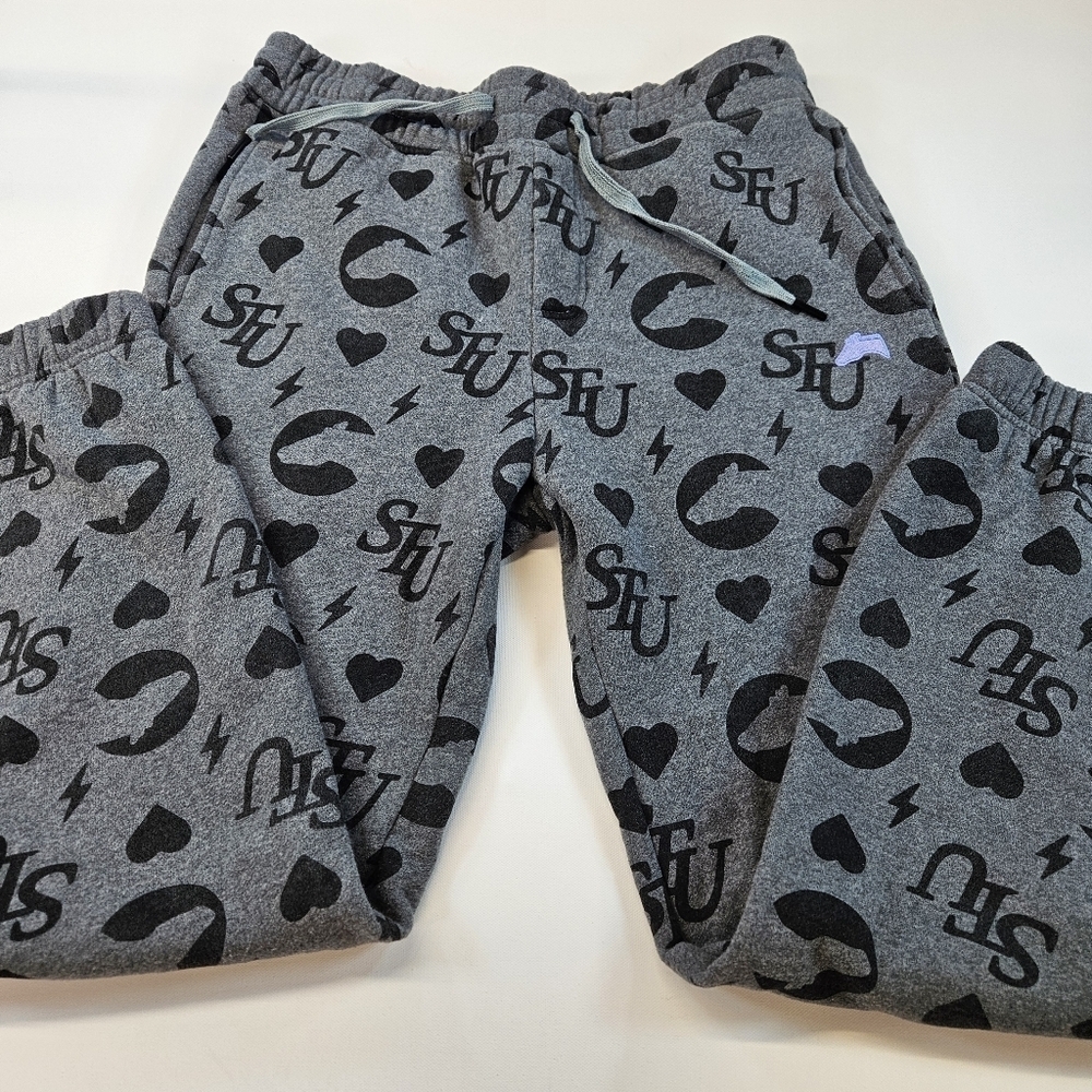 Alex’s stupid Studio STU Sweatpants Size Large Gray And Black A.S.S - Picture 2 of 9